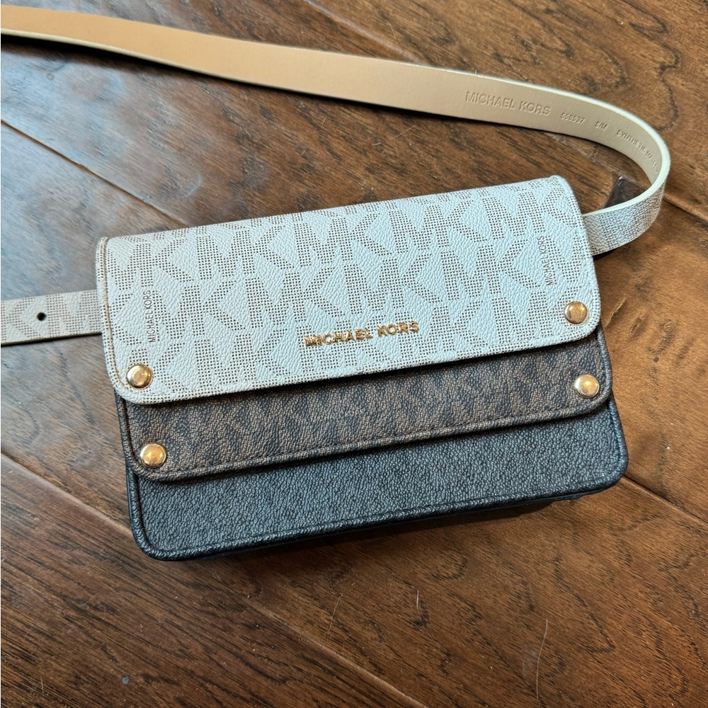 Michael Kors Monogram Belt Bag